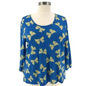 jon & anna Top Tunic Size 2X Plus Hi-Lo Hem NWT